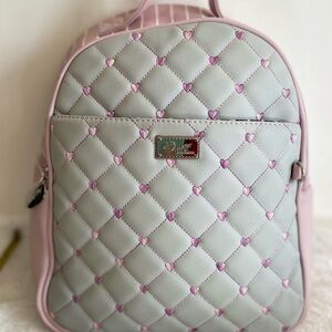 Luv Betsy Pink and Gray Backpack